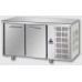 Tavolo Refrigerato Temperatura Positiva 2 Sportelli GN 1/1 con Piano Superiore profondità cm 70